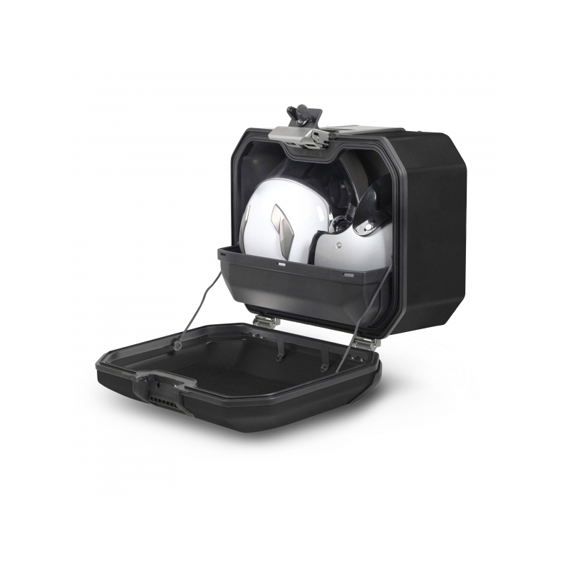 Complete set of 47L / 47L SHAD TERRA BLACK aluminum side cases, including mounting kit SHAD YAMAHA MT-09 Tracer / Tracer 900