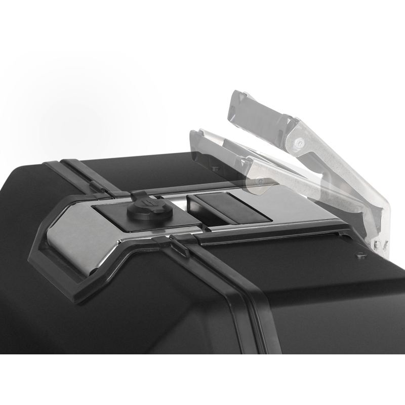 Complete set of 47L / 47L SHAD TERRA BLACK aluminum side cases, including mounting kit SHAD YAMAHA MT-09 Tracer / Tracer 900