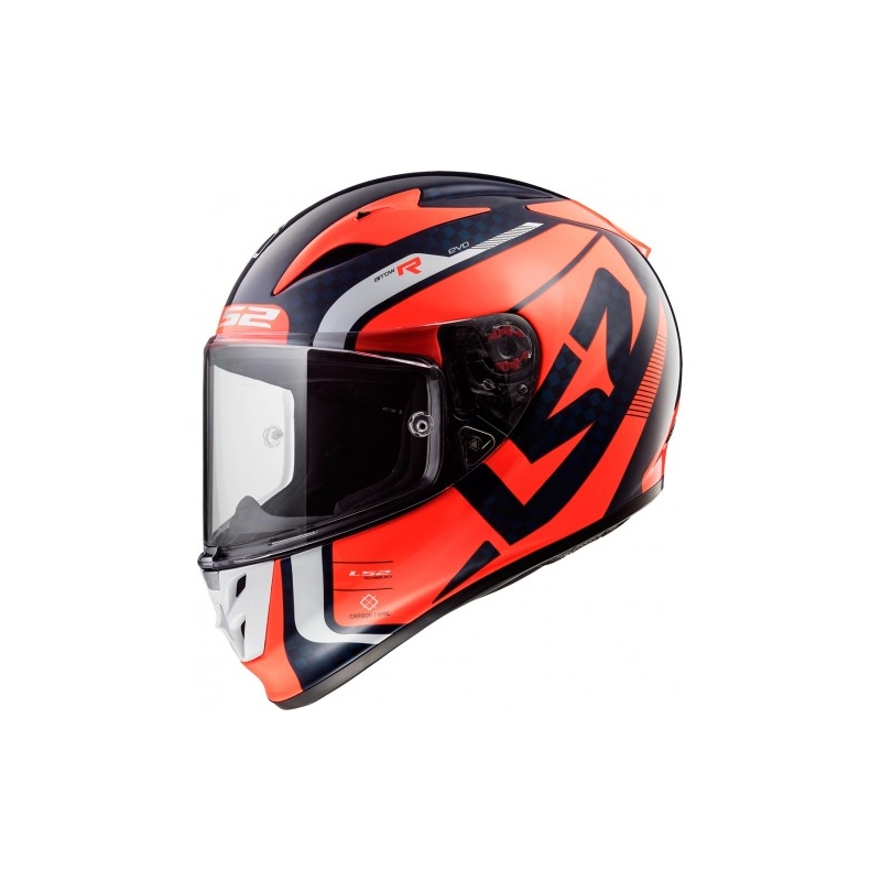Motoros sisak LS2 FF323 Arrow C EVO Sting fluo narancs