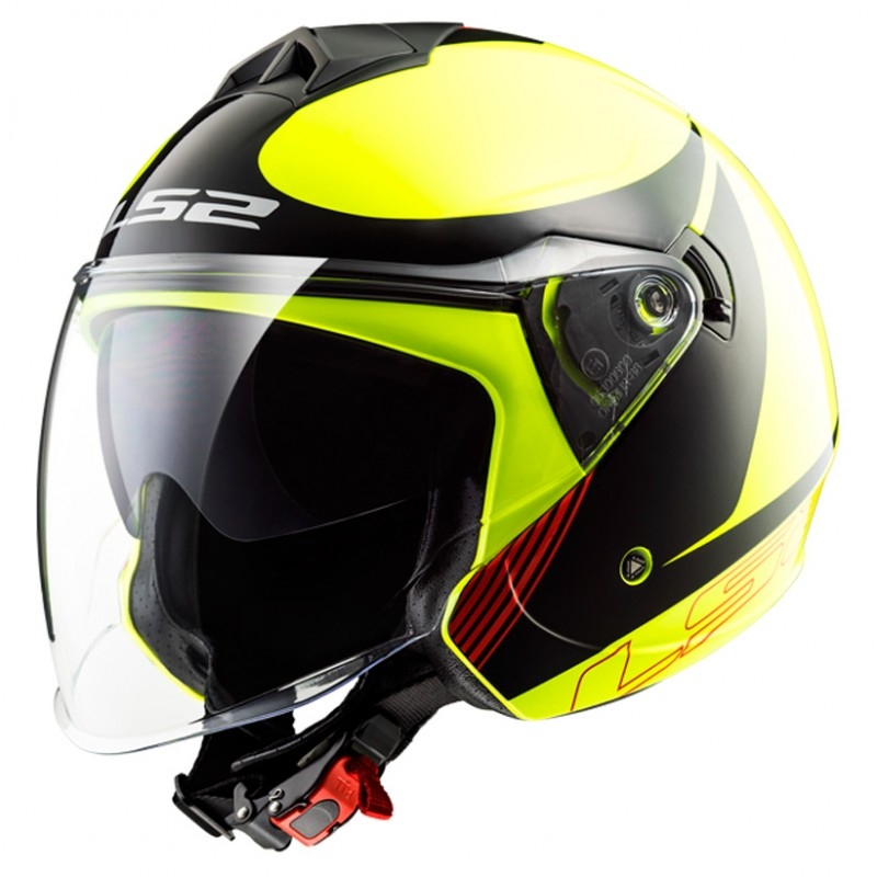 Motoros sisak nyitott LS2 OF573 Twister sík