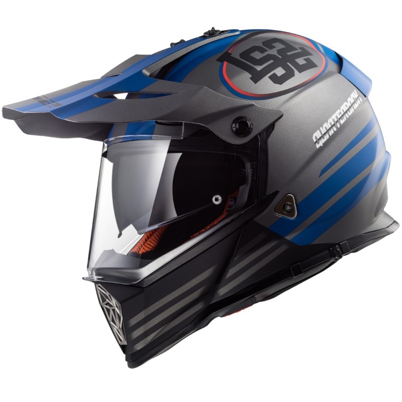 Enduro sisak LS2 MX436 Pioneer hátvéd