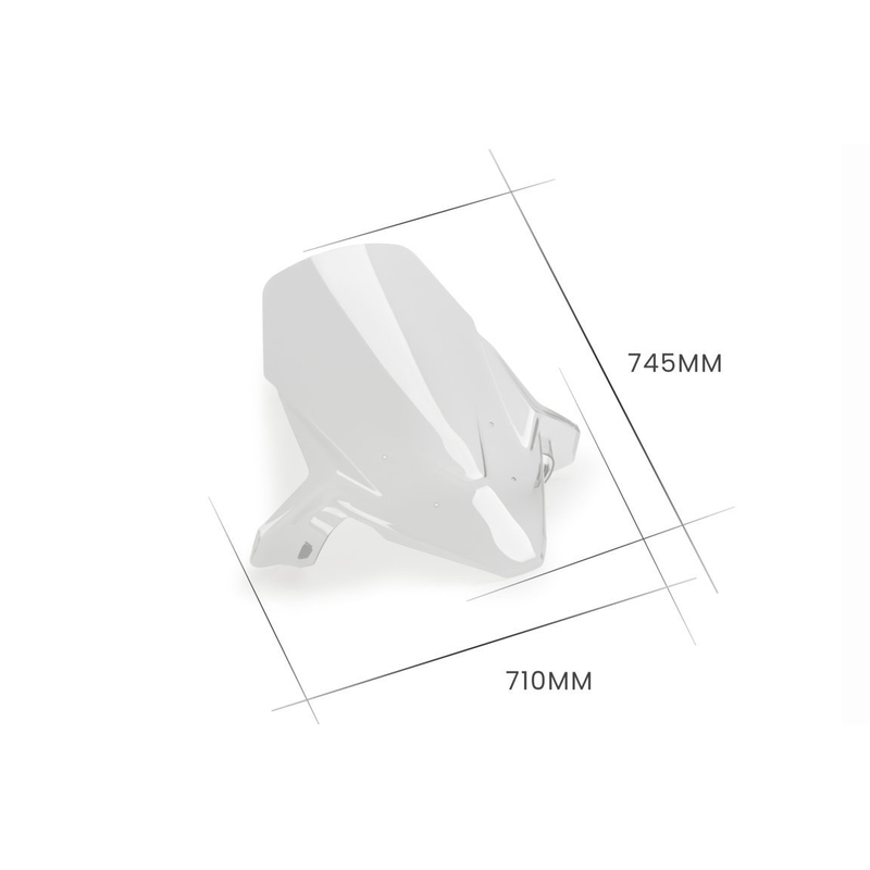 Windshield PUIG V-TECH LINE TOURING smoke