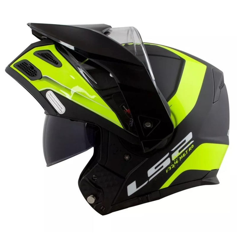 Billenő sisak LS2 FF324 Metro EVO Rapid fekete-fluo sárga eladó kiárusítás