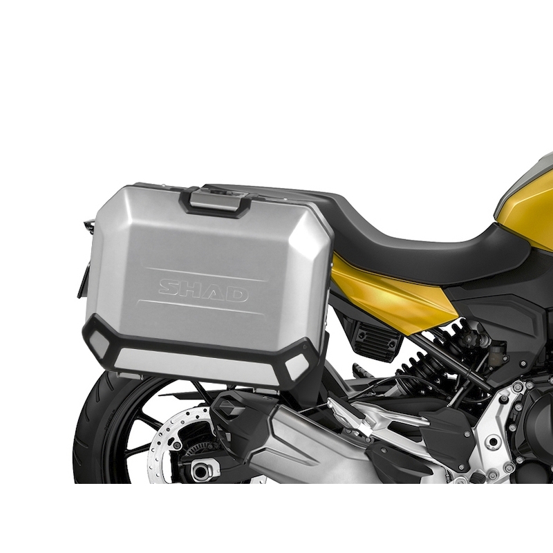 Complete set of 36L / 36L SHAD TERRA aluminum side cases, including mounting kit SHAD BMW F 900 XR