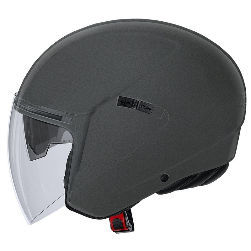 Nyitott motorkerékpár sisak CMS S-JET Plain titán