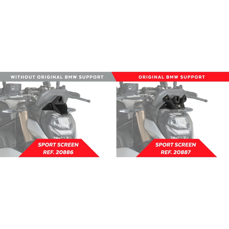 Windshield PUIG NEW GEN. SPORT fekete