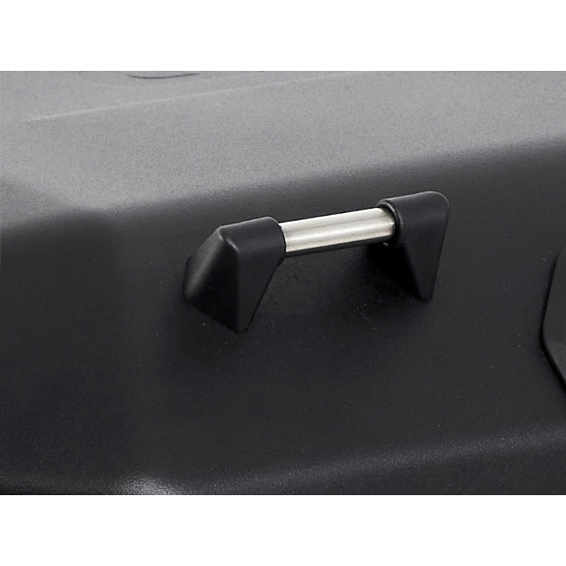 Complete set of 36L / 47L SHAD TERRA BLACK aluminum side cases, including mounting kit SHAD CF Moto 800MT
