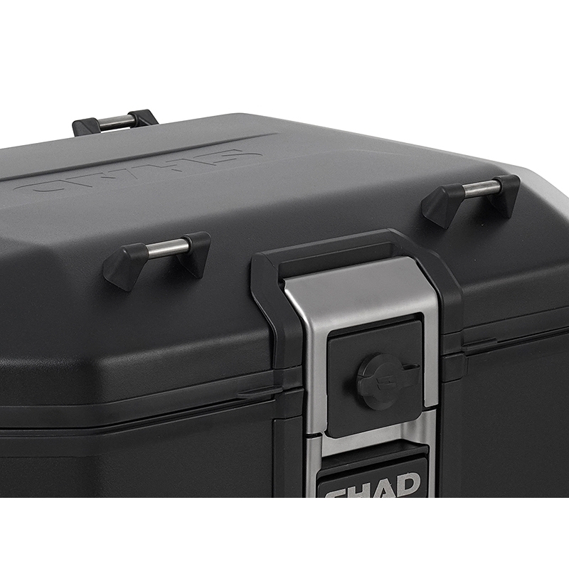 Complete set of SHAD TERRA TR40 adventure saddlebags and SHAD TERRA BLACK aluminium 55L topcase, including mounting kit SHAD Ducati Multistrada 1200 V4