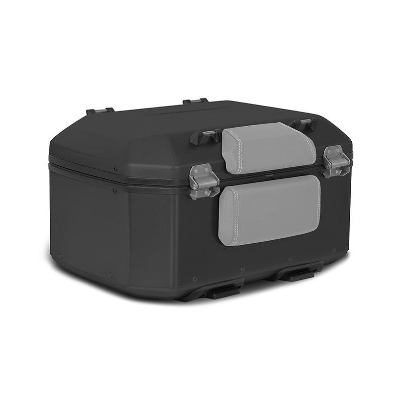 Complete set of SHAD TERRA TR40 adventure saddlebags and SHAD TERRA BLACK aluminium 55L topcase, including mounting kit SHAD Voge 500DS / 500DSX