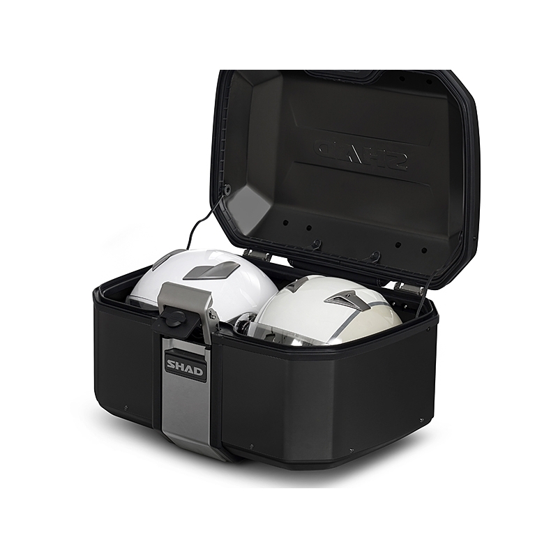 Complete set of SHAD TERRA TR40 adventure saddlebags and SHAD TERRA BLACK aluminium 55L topcase, including mounting kit SHAD Aprilia Tuareg 660