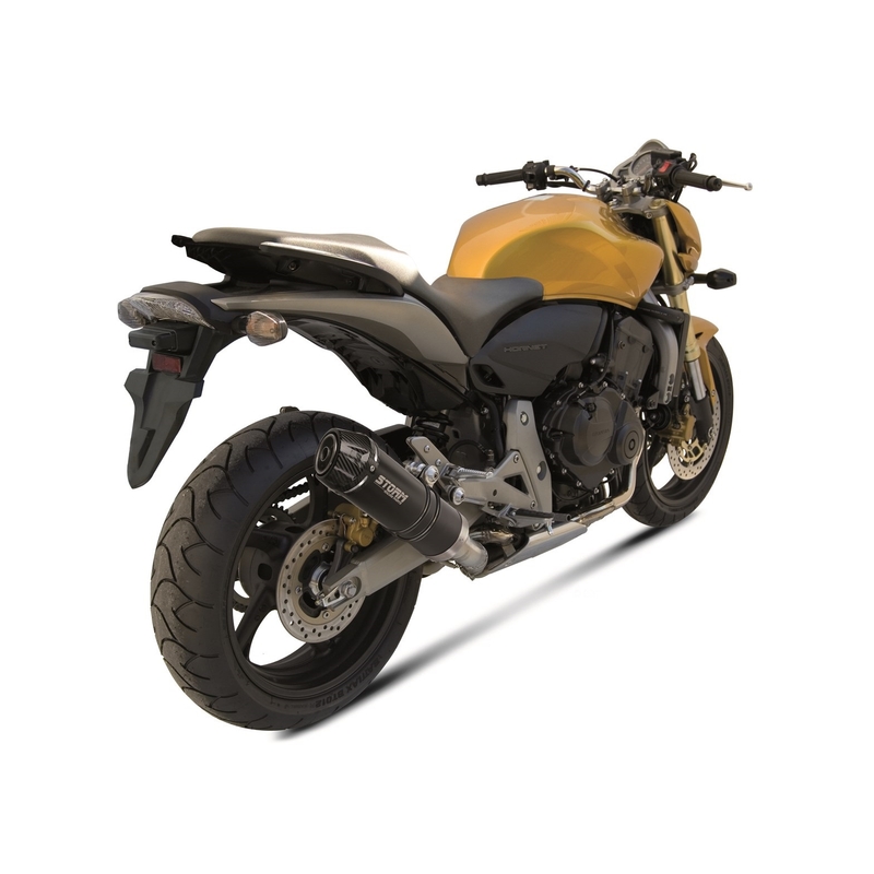 Kipufogóvég STORM GP Black with carbon cap