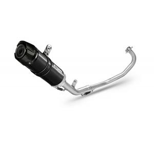 Teljes kipufogó rendszer 1x1 STORM GP Y.047.LXSBC Black with carbon cap