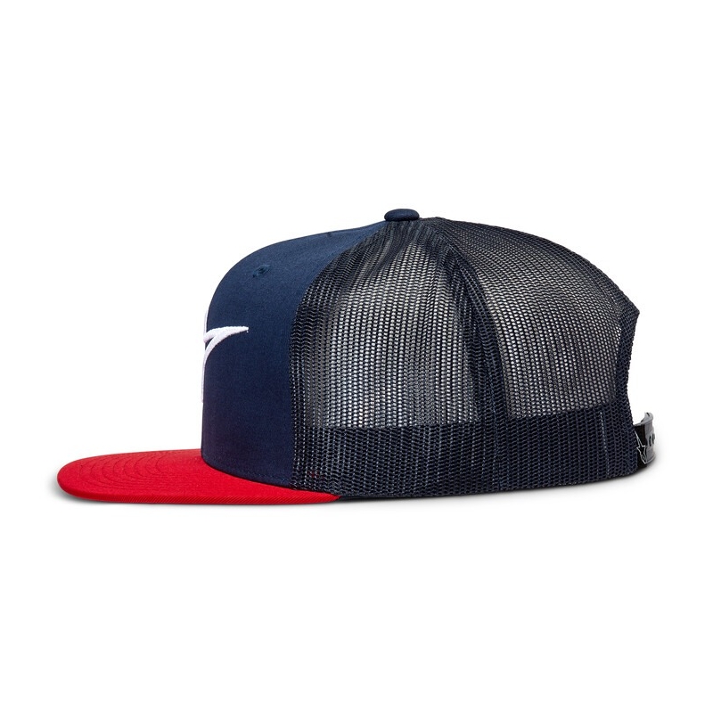Alpinestars Corp Trucker baseball sapka kék-piros-fekete-fehér