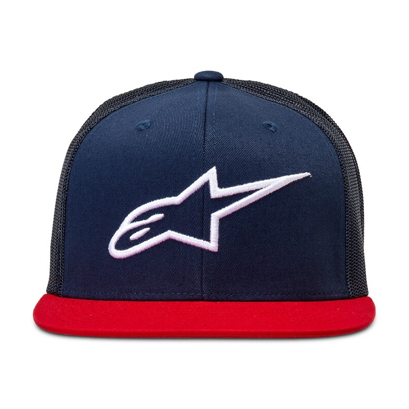 Alpinestars Corp Trucker baseball sapka kék-piros-fekete-fehér