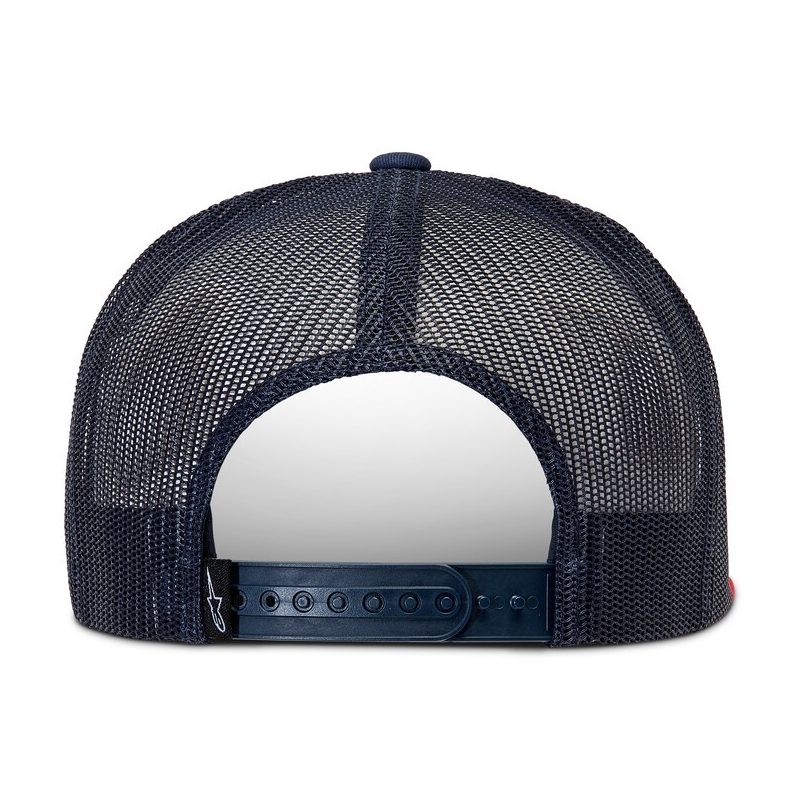 Alpinestars Corp Trucker baseball sapka kék-piros-fekete-fehér