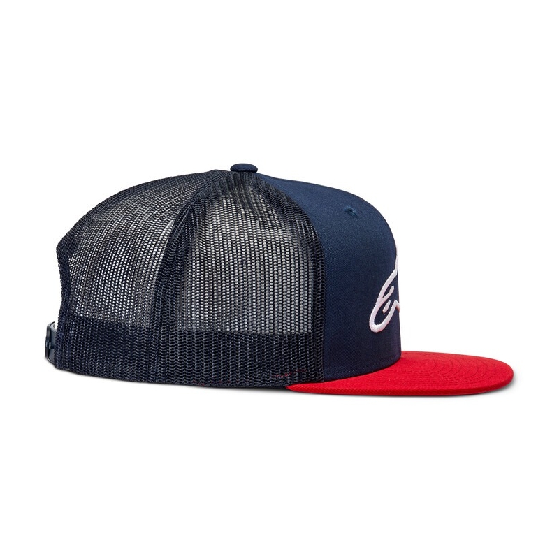 Alpinestars Corp Trucker baseball sapka kék-piros-fekete-fehér
