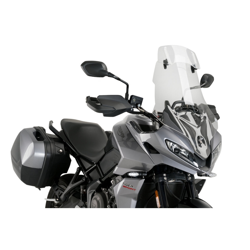 Windscreen PUIG TOURING WITH VISOR smoke
