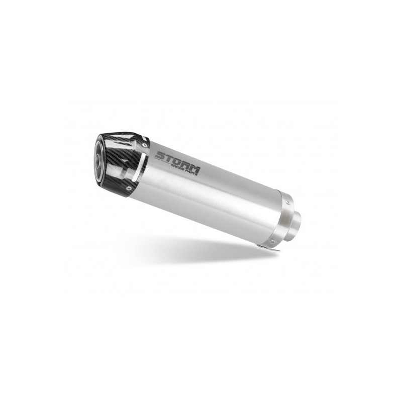 Teljes kipufogó rendszer 1x1 STORM GP Stainless Steel with carbon cap