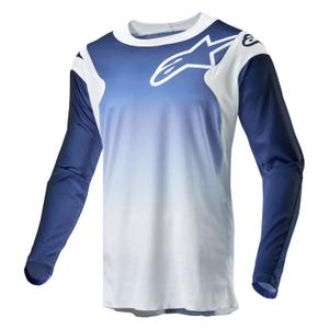 Alpinestars Racer Hoen motocross trikó fehér-kék