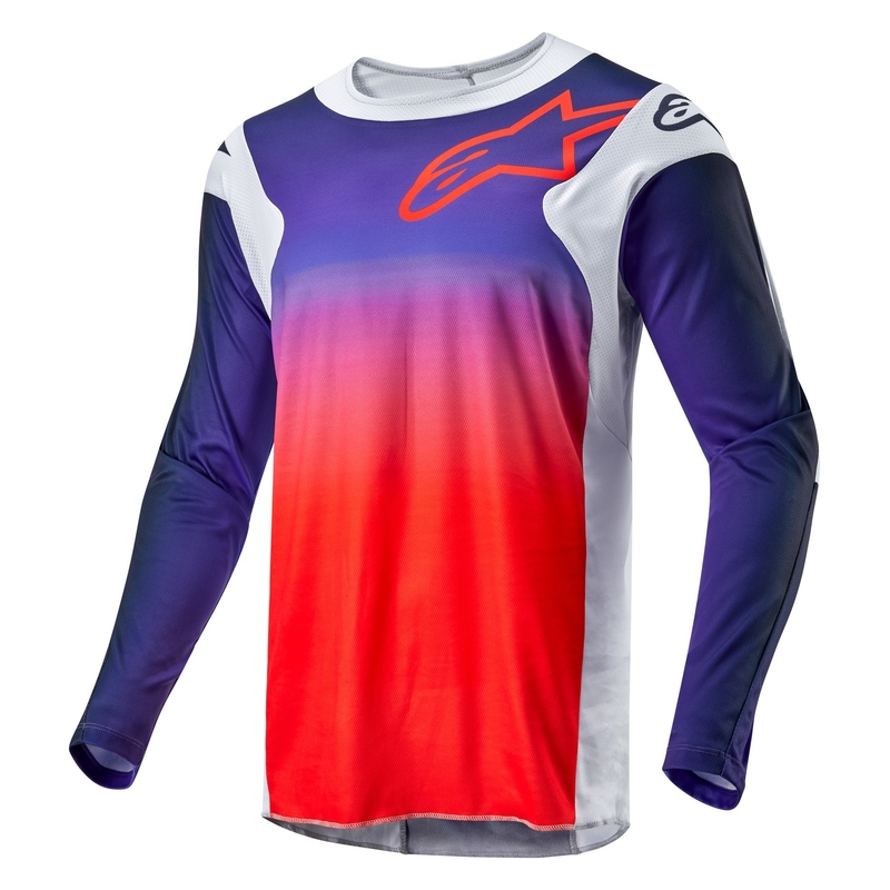 Alpinestars Racer Hoen motocross mez szürke-kék-narancssárga