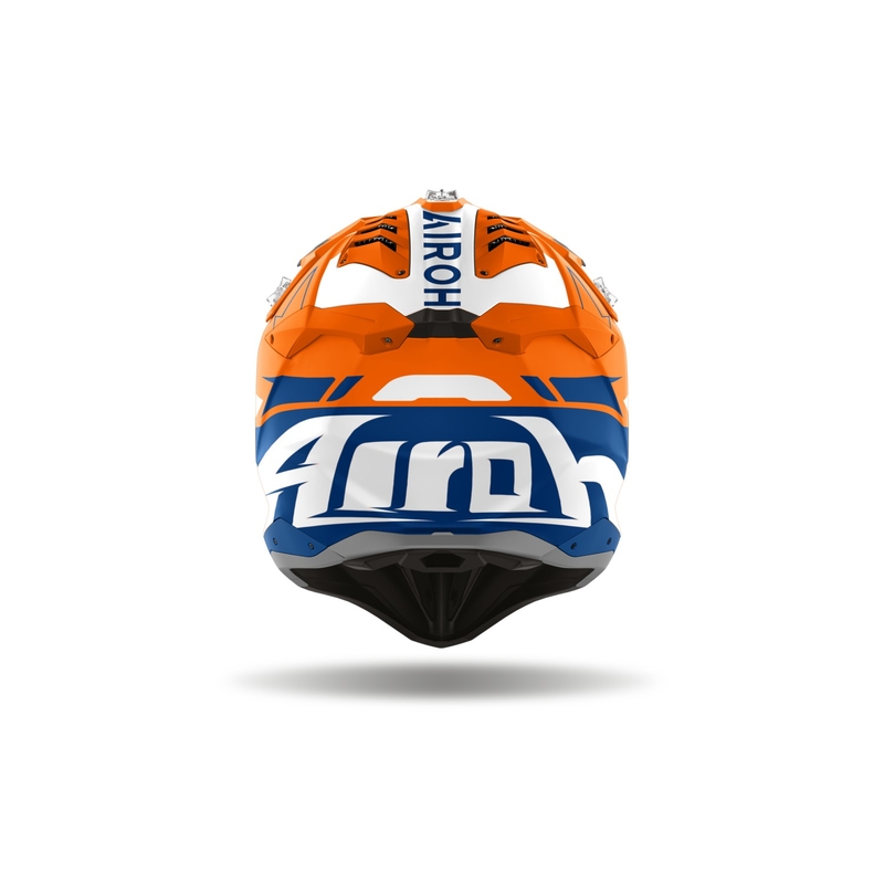 Motocross sisak Airoh Aviator 3 Spin matt fluo narancs