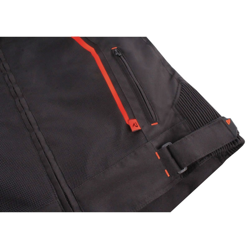 Street Racer Flex Air motoros kabát fekete-piros