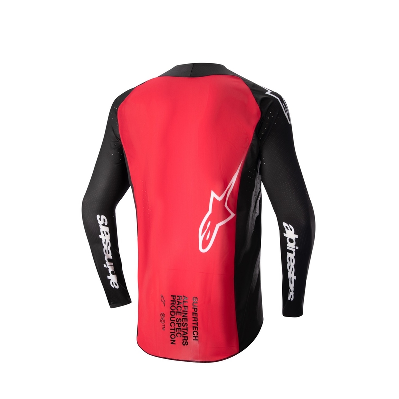 Alpinestars Supertech Ward 2024 motokrossz mez fekete-piros-fehér