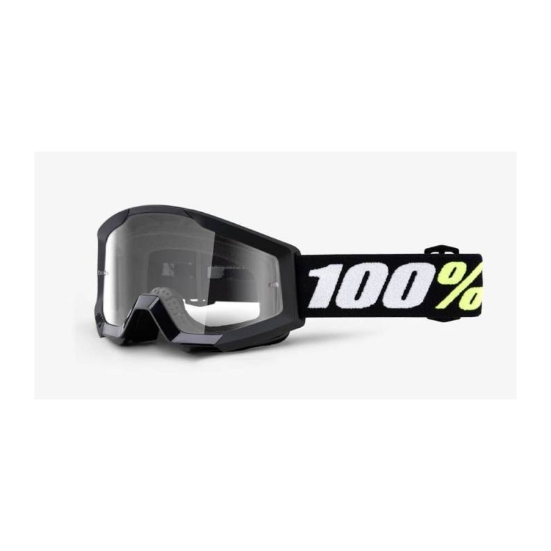 Szemüveg 100%, Strata Mini Gron Black gyerekeknek (átlátszó plexi, csillámhoz való csapokkal)