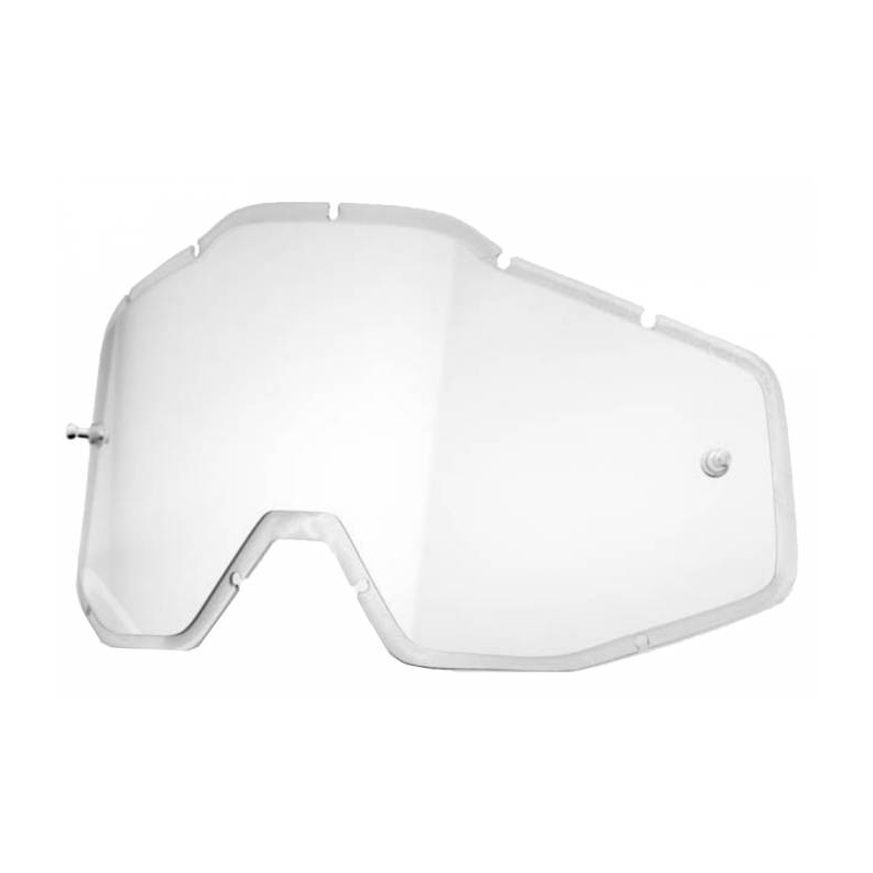 Plexi 100%, befecskendezett racecraft/Accuri/Strata Clear (ködmentes)
