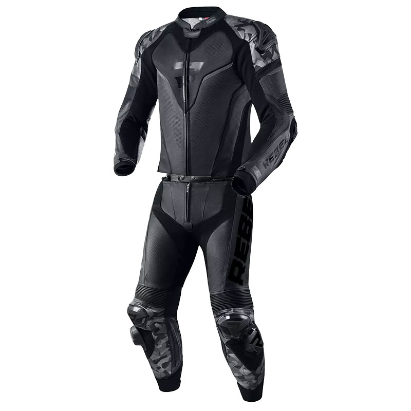 Rebelhorn Rebel motoros kétrészes bőrkombi fekete kiárusítás