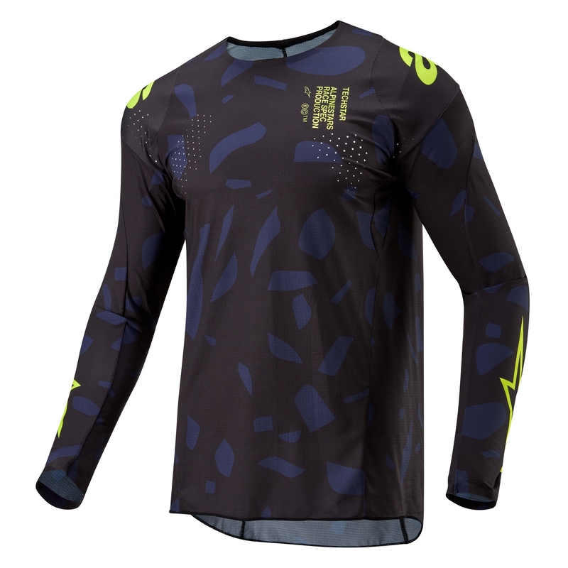 Alpinestars Techstar Rantera motocross mez fekete-kék-fluo sárga