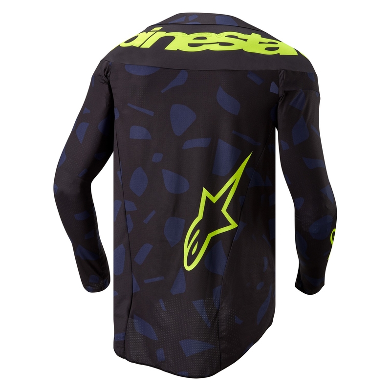 Alpinestars Techstar Rantera motocross mez fekete-kék-fluo sárga