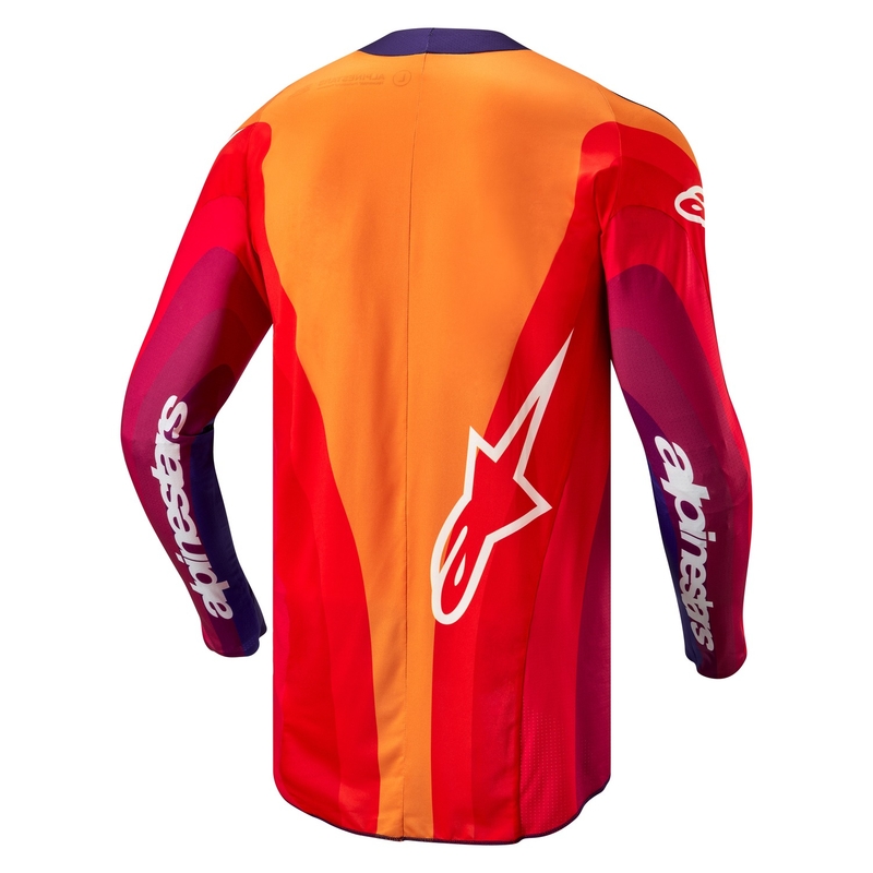 Alpinestars Techstar Pneuma 2024 motokrossz mez lila-narancssárga-kék