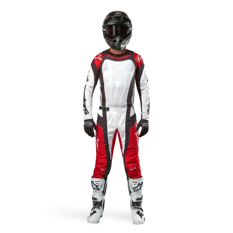 Alpinestars Techstar Ocuri motocross mez piros-fehér-fekete