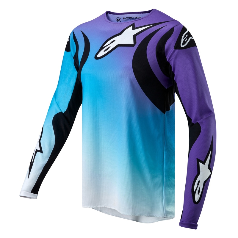 Alpinestars Stella Fluid 2024 női motokrossz trikó fehér-lila
