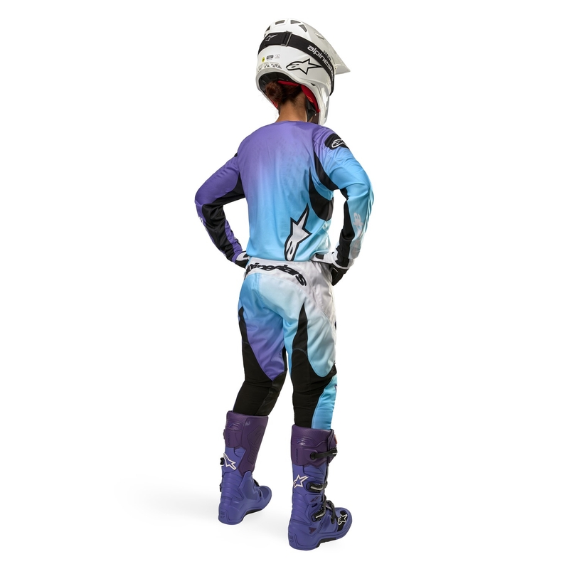 Alpinestars Stella Fluid 2024 női motokrossz trikó fehér-lila
