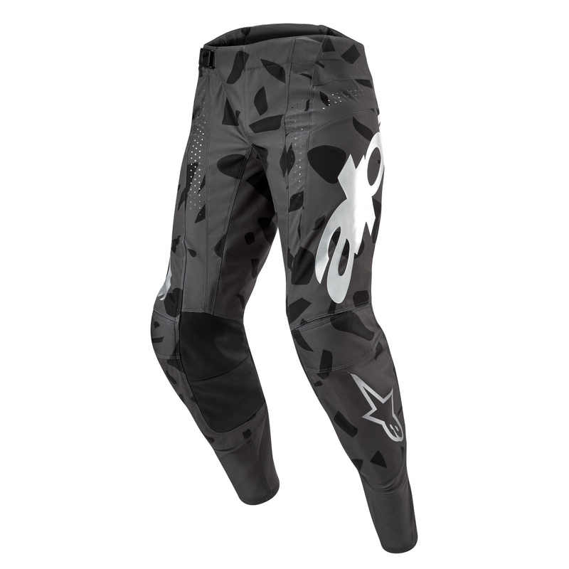 Alpinestars Techstar Graphite 2024 motokrossz nadrág fekete-camo