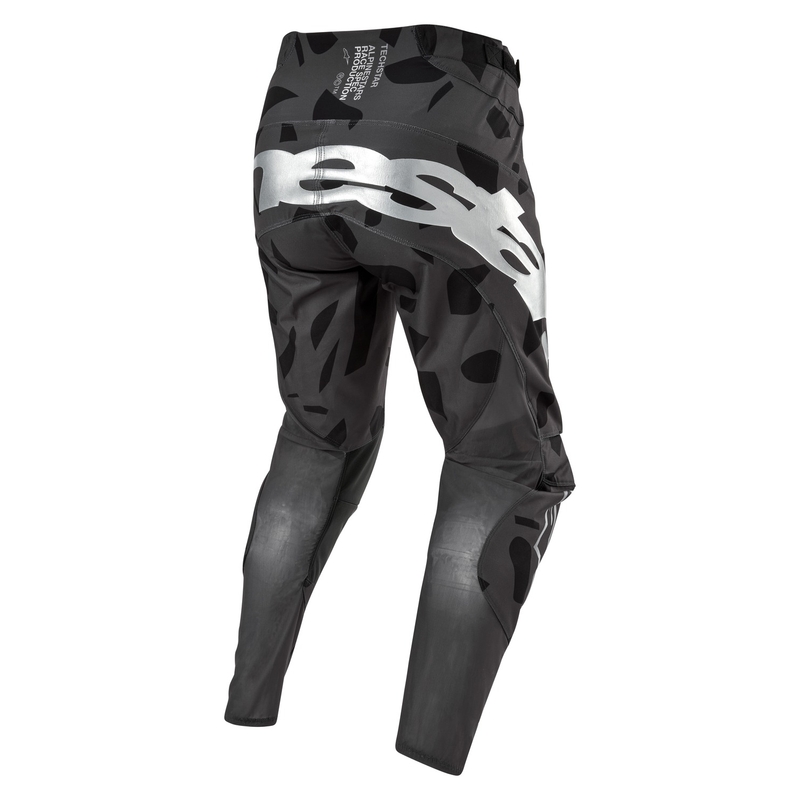 Alpinestars Techstar Graphite 2024 motokrossz nadrág fekete-camo
