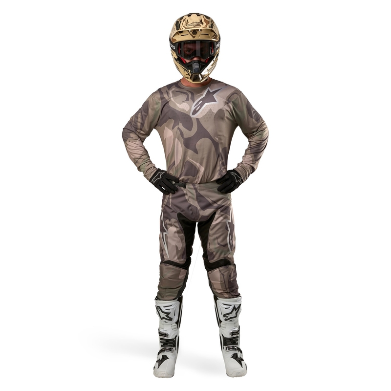 Alpinestars Racer Tactical motocross nadrág zöld terepbarna