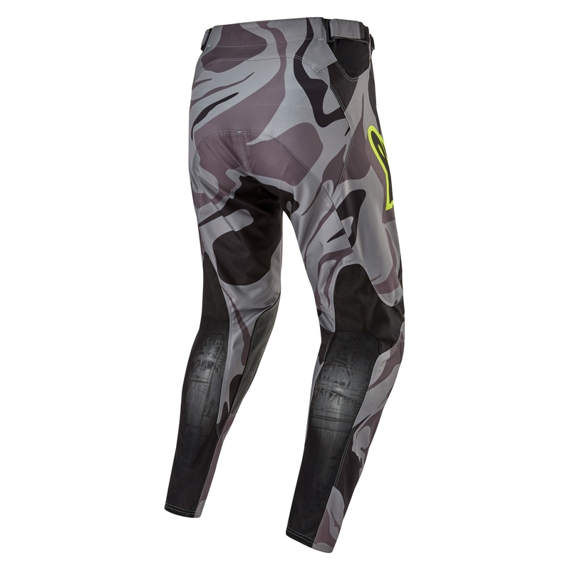 Alpinestars Racer Tactical motocross nadrág szürke camo-fluo sárga-fekete
