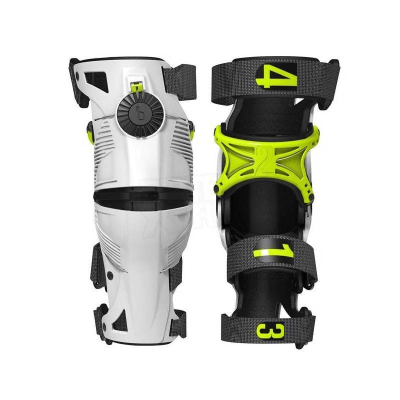 MOBIUS X8 térdmerevítő (fehér/sárga)