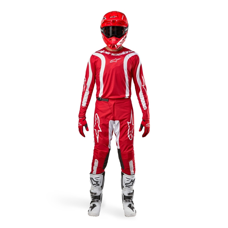 Alpinestars Fluid Lurv 2024 motocross nadrág piros-fehér kiárusítás