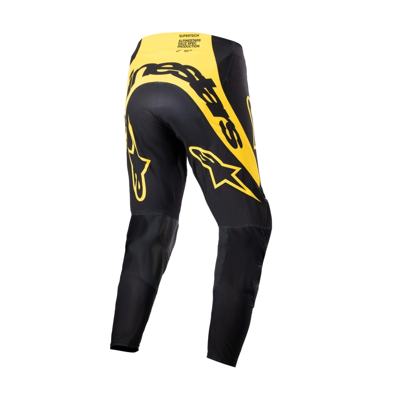 Alpinestars Supertech Ward 2024 motocross nadrág fekete-sárga