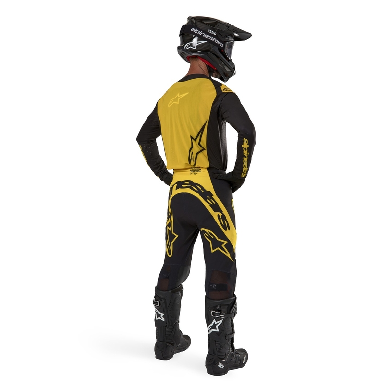 Alpinestars Supertech Ward 2024 motocross nadrág fekete-sárga