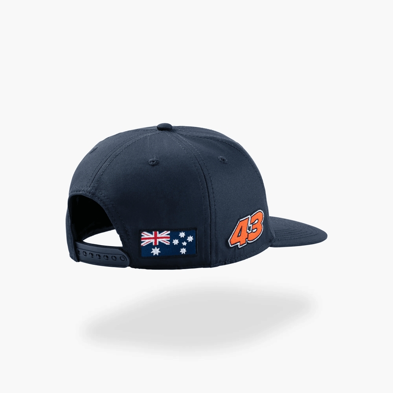 KTM Jack Miller Flat Cap siltes sapka kék