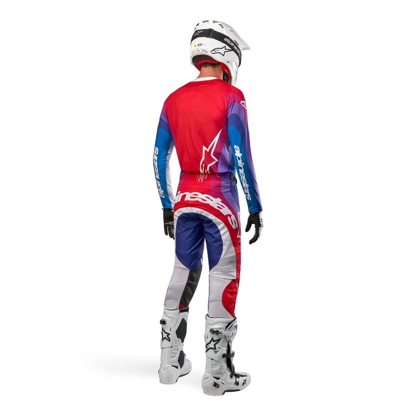 Alpinestars Techstar Pneuma 2024 motocross nadrág fehér-kék-piros