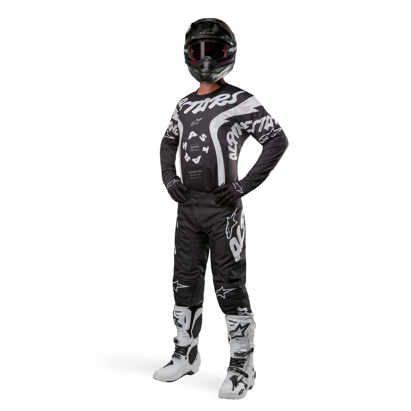 Alpinestars Racer Hana 2024 motokrossz nadrág fekete-fehér
