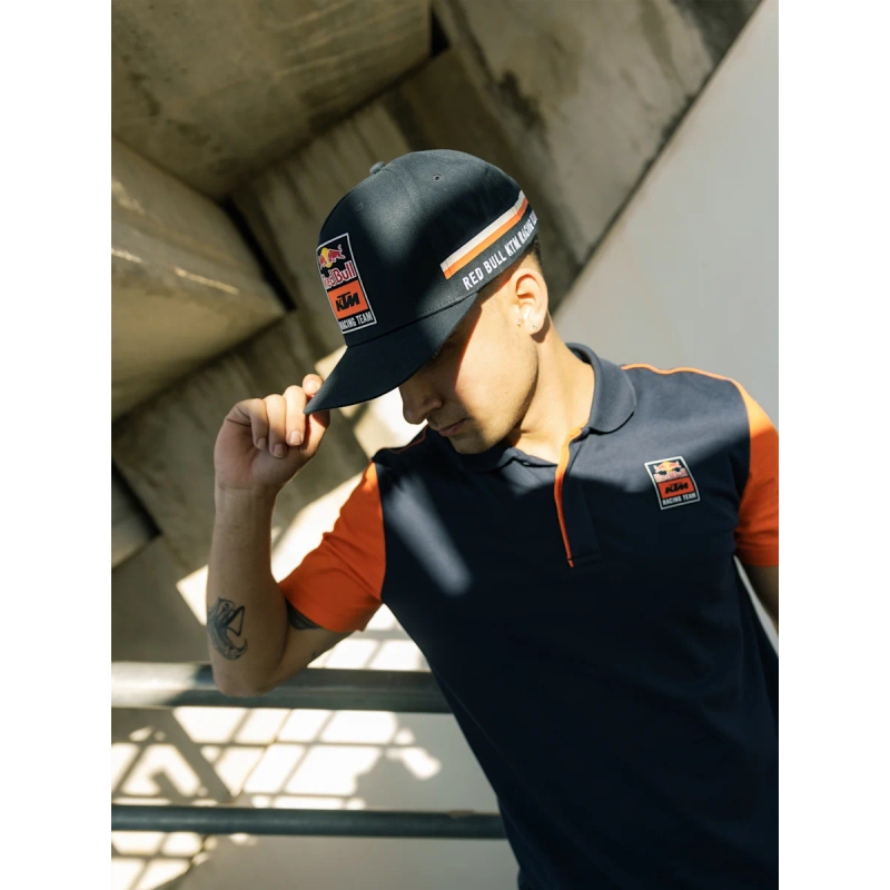 KTM Traction Flat Cap siltes sapka kék