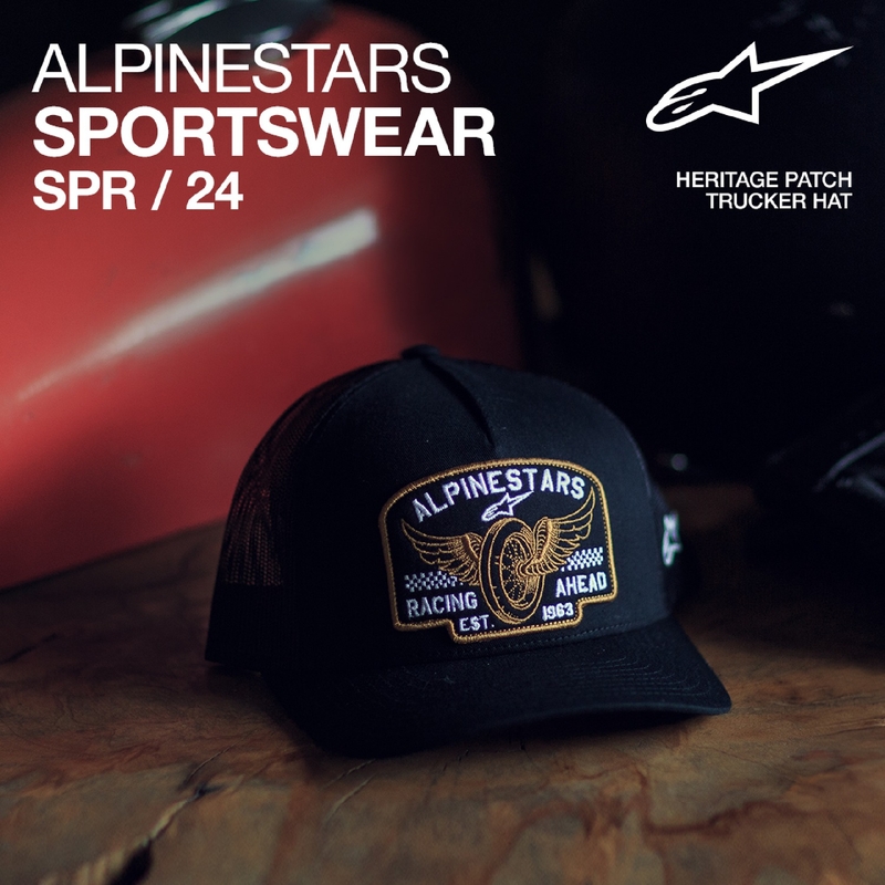 Alpinestars Heritage Patcher siltes sapka fekete