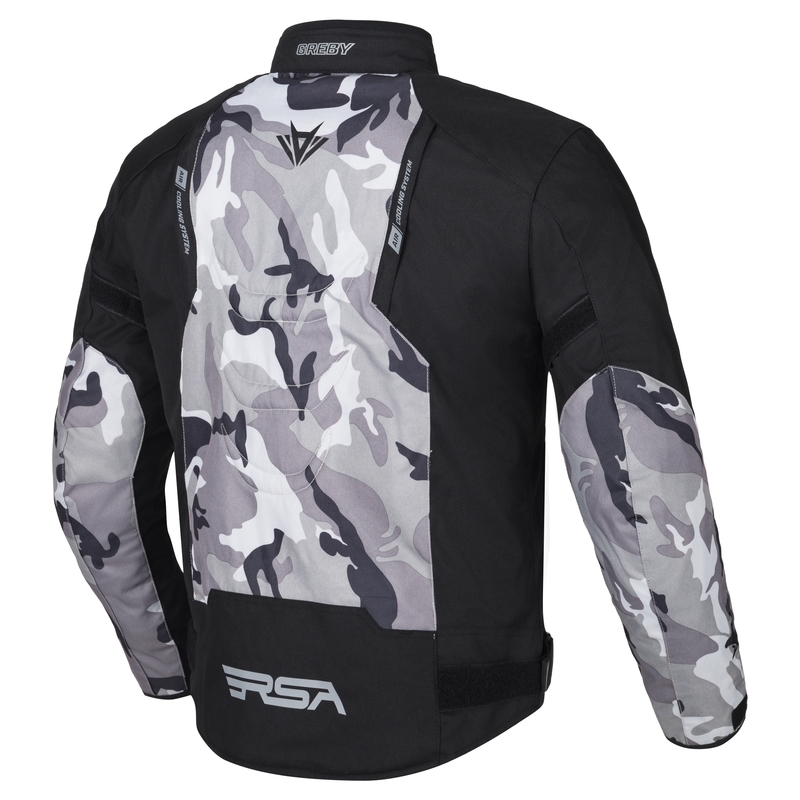RSA Greby 2 motoros kabát camo
